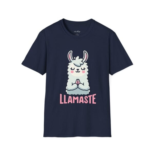 Llamaste Peaceful Yoga Llama Unisex Softstyle T-Shirt