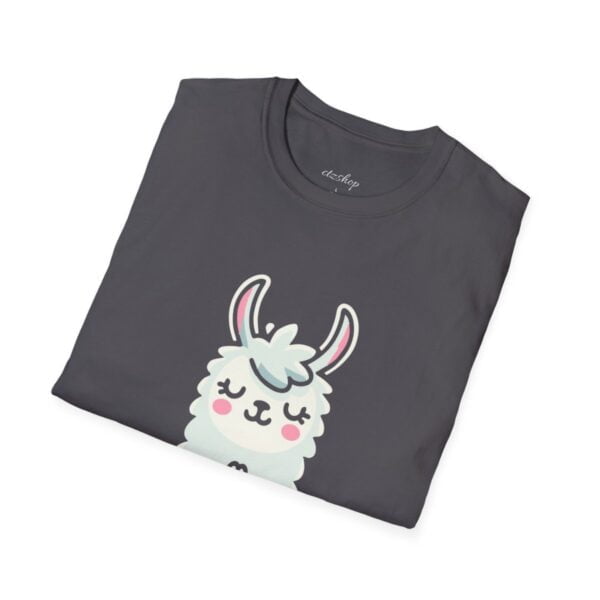 Llamaste Peaceful Yoga Llama Unisex Softstyle T-Shirt - Image 88