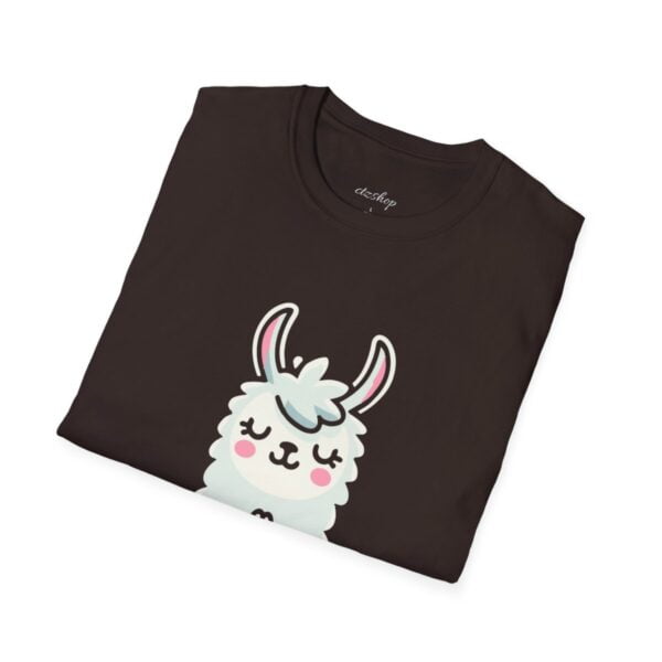 Llamaste Peaceful Yoga Llama Unisex Softstyle T-Shirt - Image 40