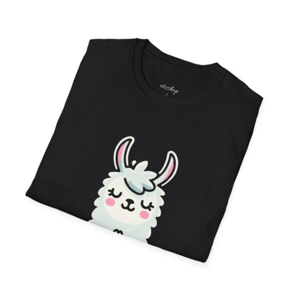 Llamaste Peaceful Yoga Llama Unisex Softstyle T-Shirt - Image 16