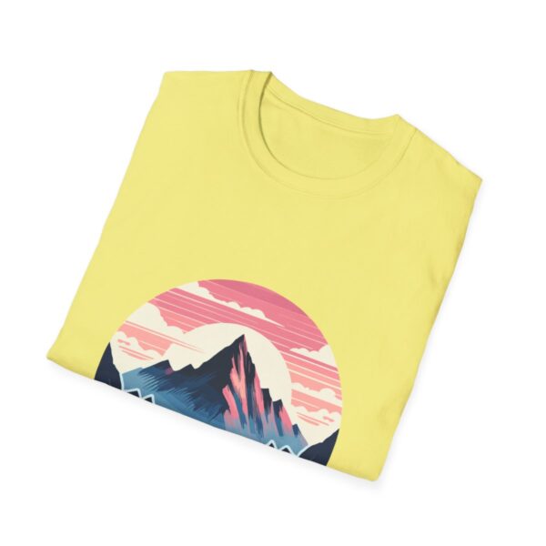 Mountain Pose Serenity Yoga Unisex Softstyle T-Shirt - Image 64