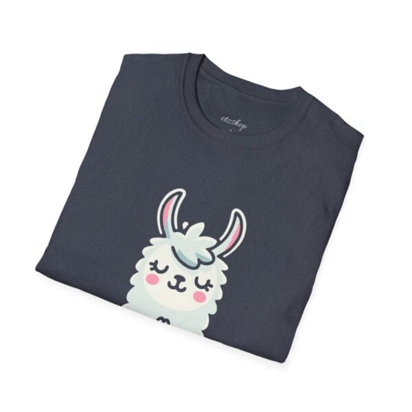 Llamaste Peaceful Yoga Llama Unisex Softstyle T-Shirt - Image 112