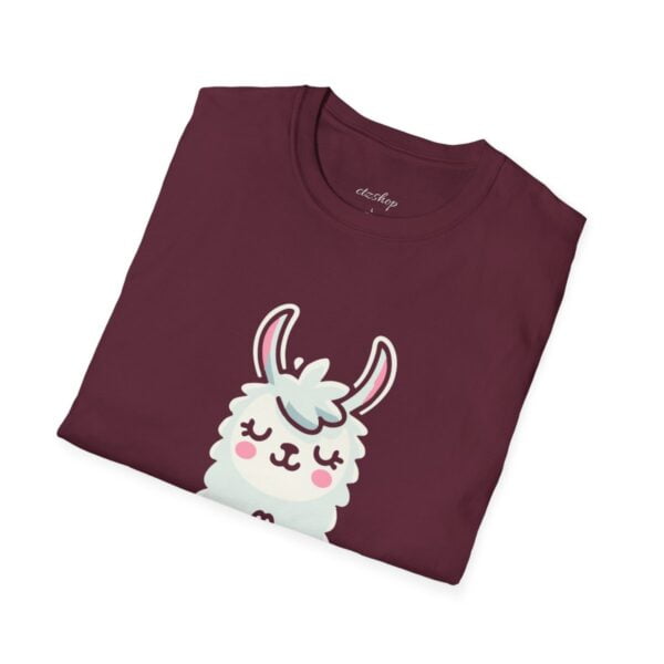 Llamaste Peaceful Yoga Llama Unisex Softstyle T-Shirt - Image 28